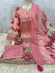 Luxury 3-Piece Embroidered Lawn Suit | Summer Eid Collection 2025 Luxury 3-Piece Embroidered Lawn Suit | Summer Eid Collection 2025