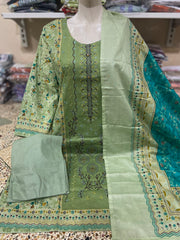 Embroided Lawn with Lawn Dupatta