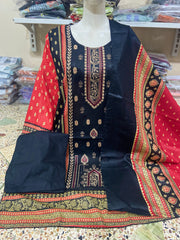 Embroided Lawn with Lawn Dupatta