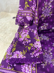 Luxury 3-Piece Embroidered Lawn Suit | Summer Eid Collection 2025